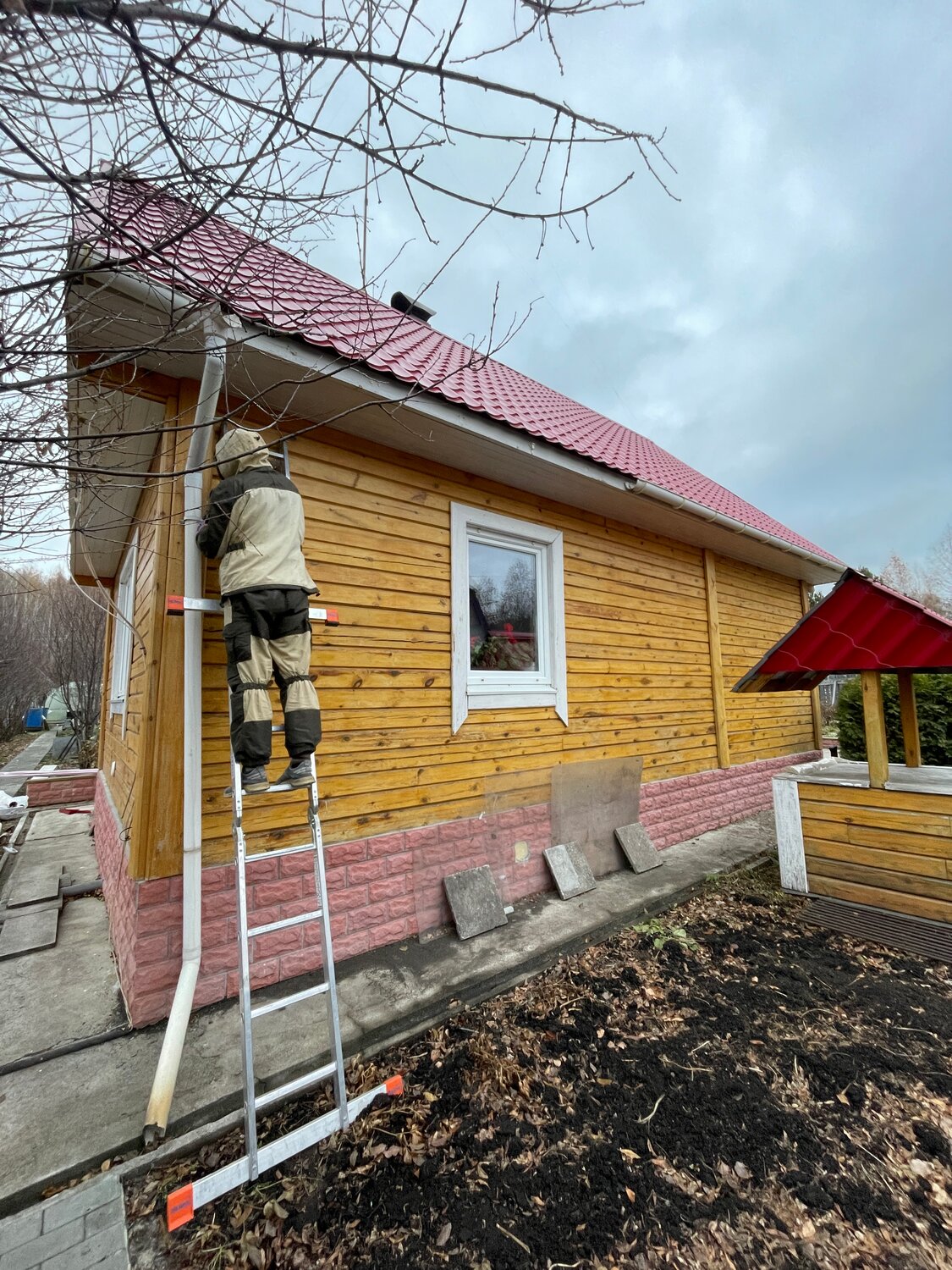сайдинг монтаж, сайдинг, дома сайдинг, сайдинг на дом, отделка фронтона сайдингом