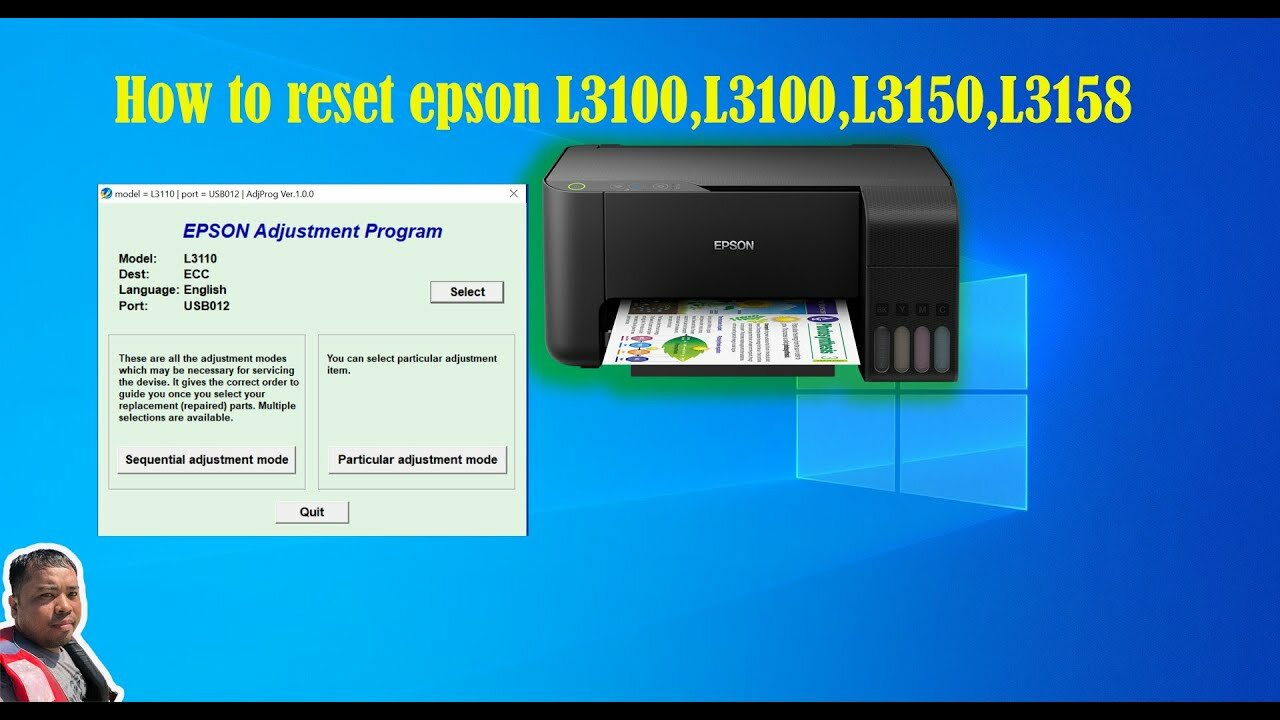 epson l 3110, epson l 3100, epson l 3150, эпсон l3100, epson adjustment program