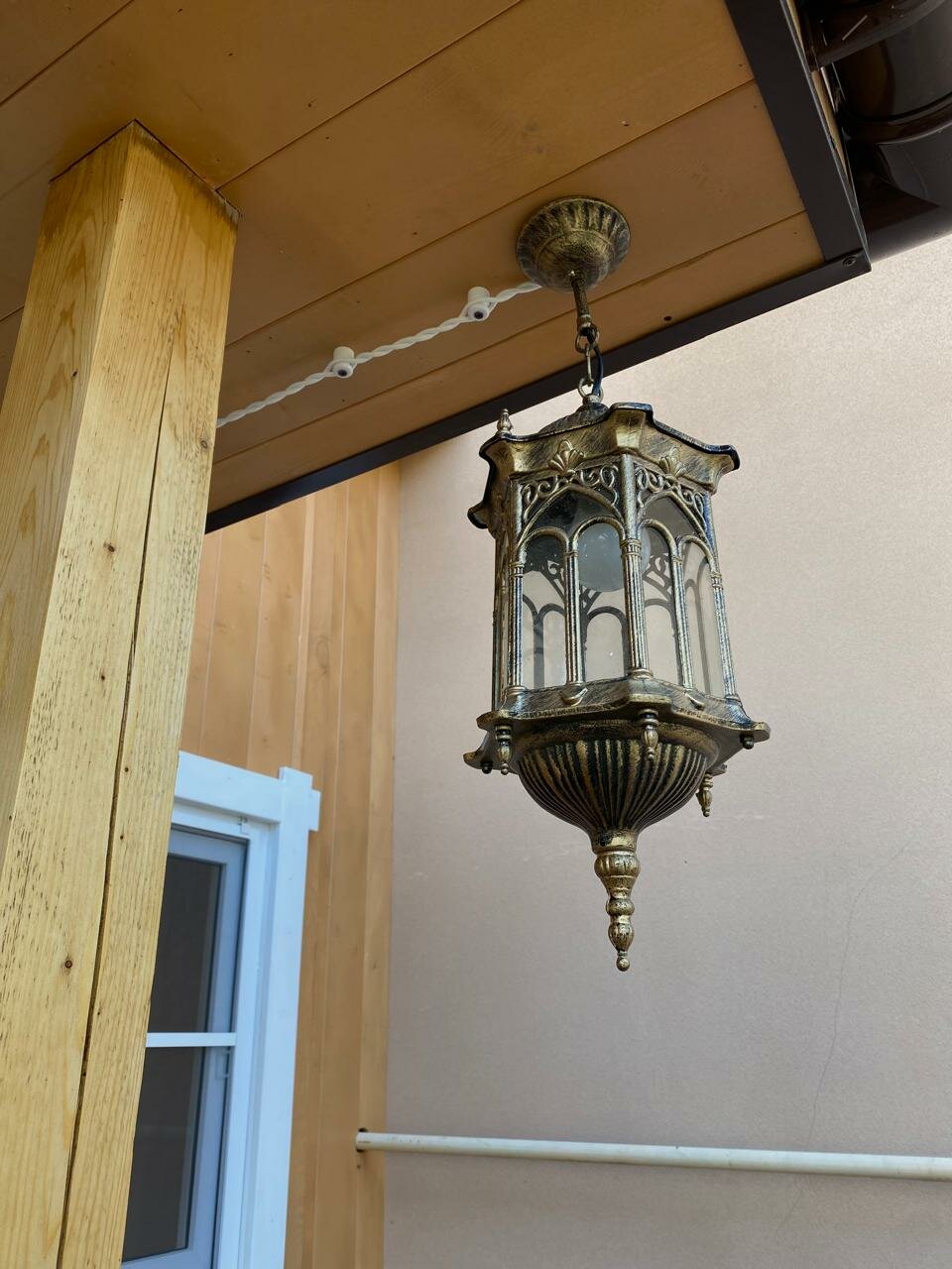 светильник садово парковый, светильник садово парковый ампир, подвесной уличный светильник, feron подвесной уличный светильник, светильник уличный ампир