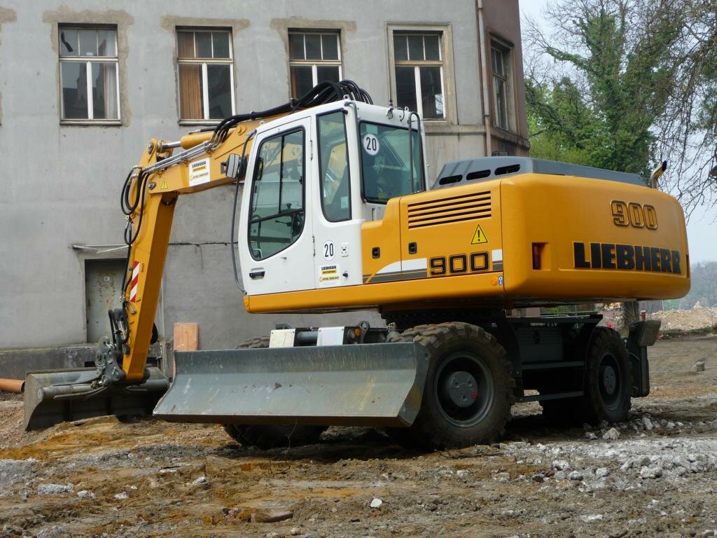 liebherr a900c, экскаватор либхер полноповоротный, экскаватор liebherr a900 litronic, liebherr a900c litronic, экскаватор liebherr