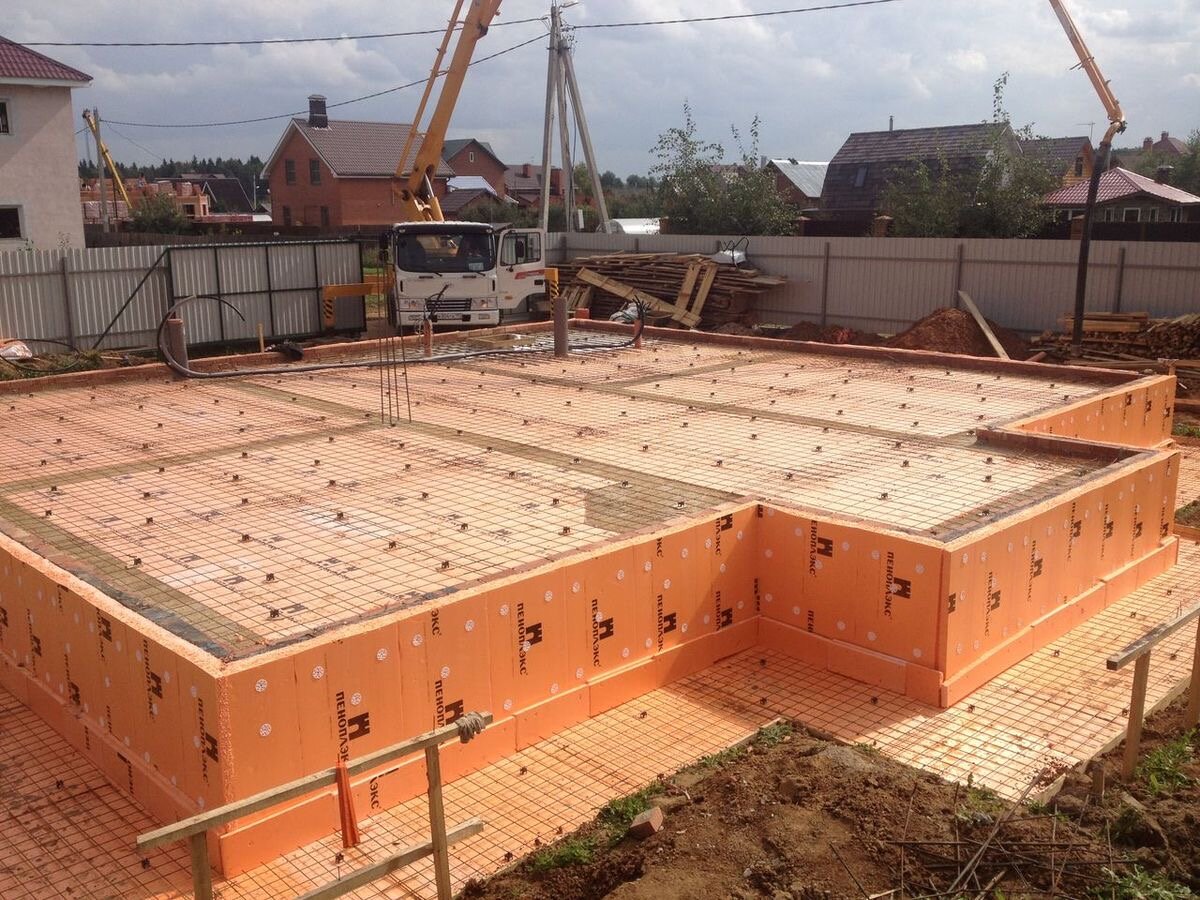 утеплитель "пеноплекс фундамент" 100мм, пеноплекс фундамент 100мм, пеноплекс под фундамент, пеноплекс для фундамента, утепление фундамента пеноплексом