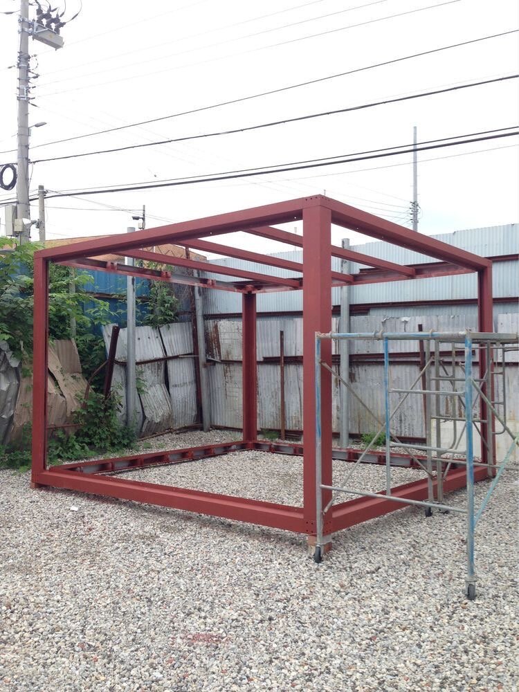 Строительство стен и перекрытий для гаража