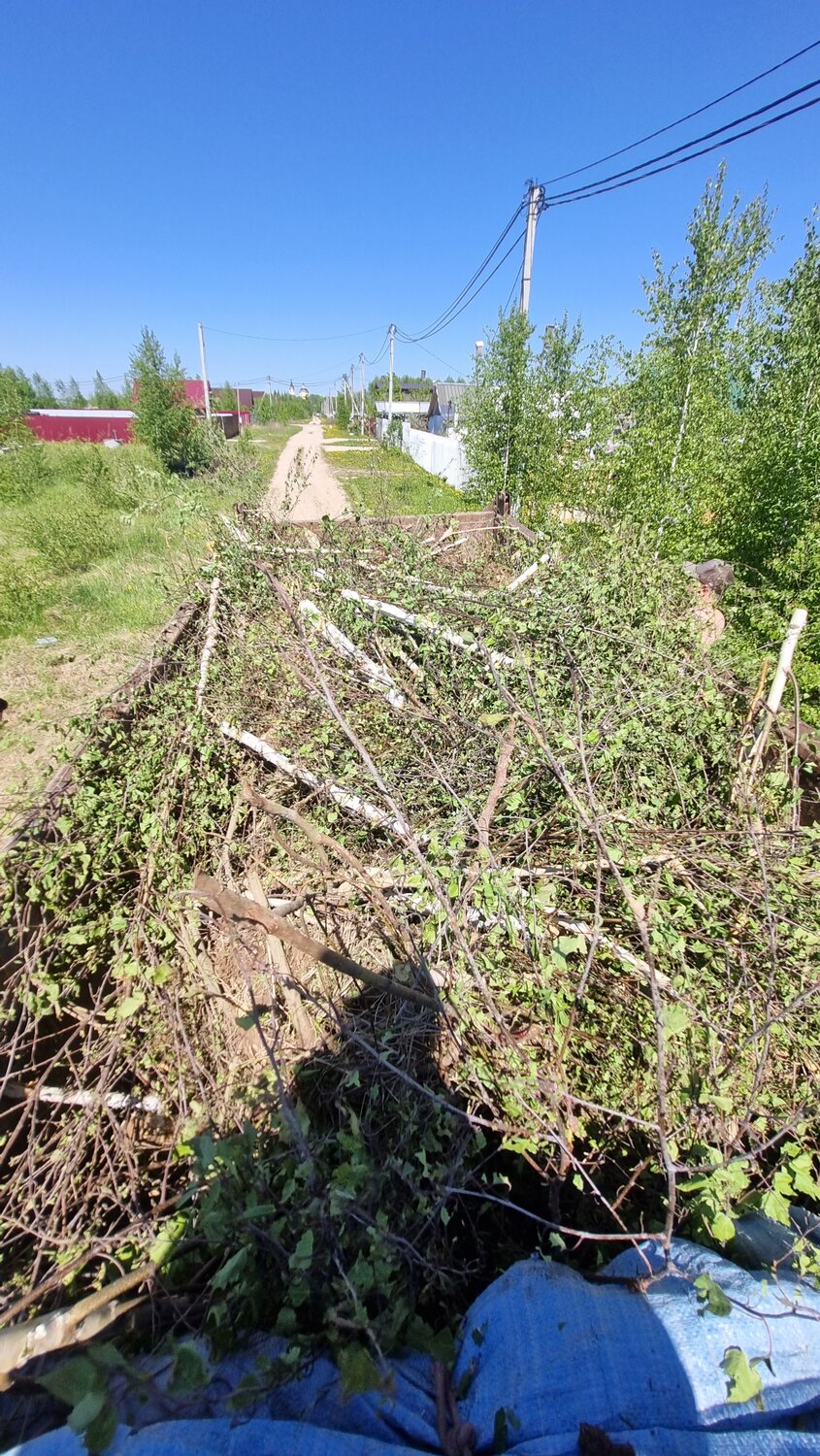 расчистка участка, земельного участка, участка, дачные участки, отходы