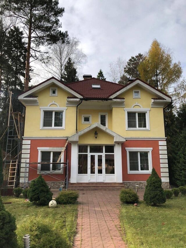 здание, дом в, коттедж, загородные дома, коттедж в подмосковье