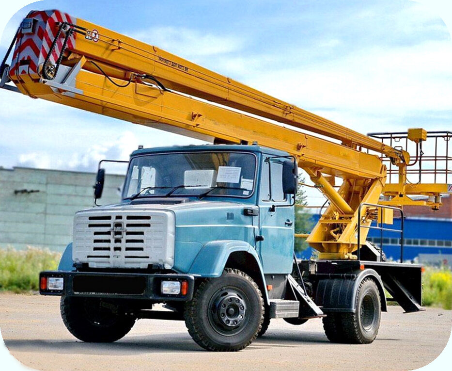 агп вс-22.01 зил-432932, зил агп 2204, зил автовышка агп 22, подъемник стреловой самоходный псс-121.22, агп 18.04 зил