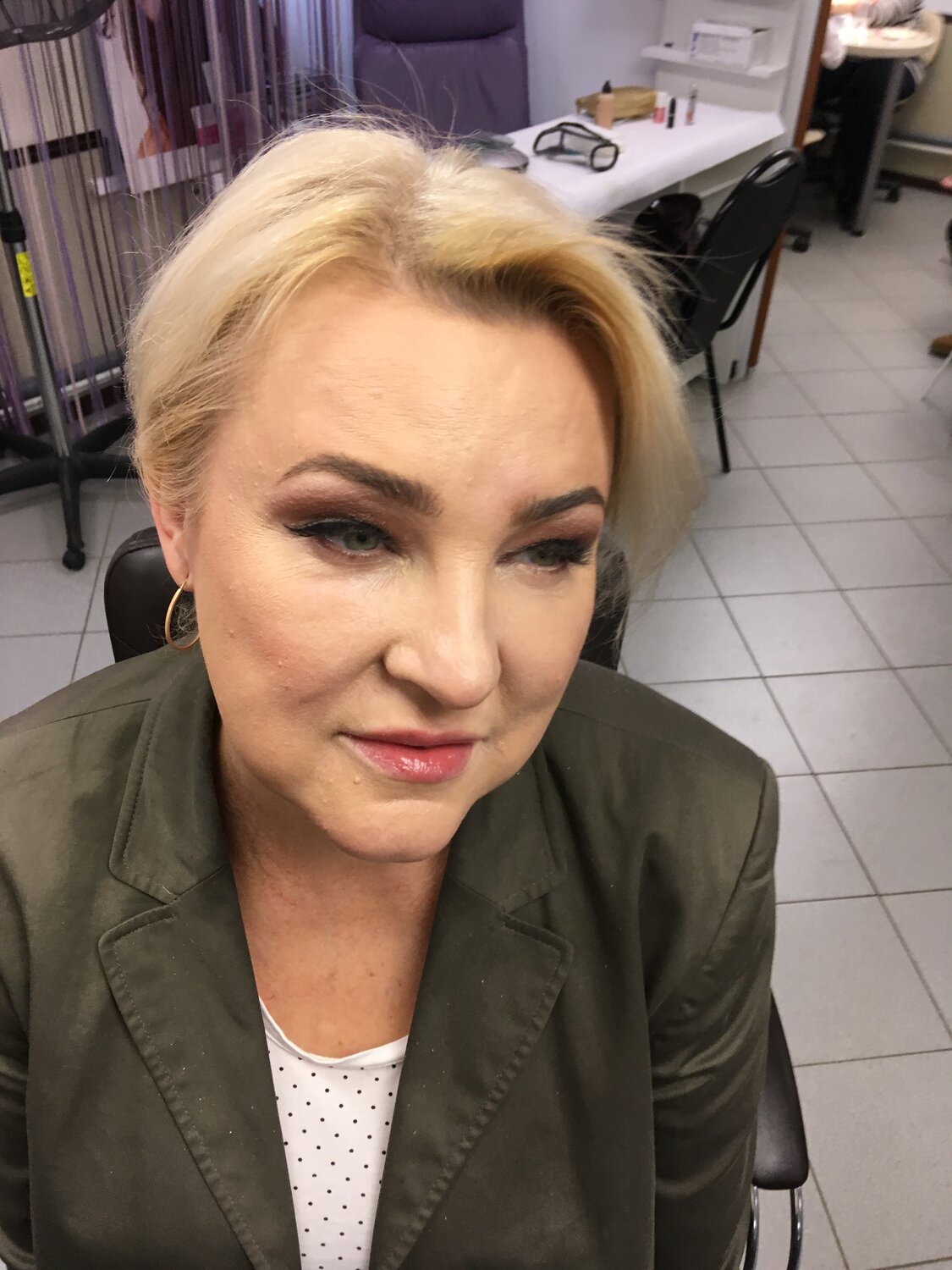 казанцева лариса, вечерний макияж 40+, женщина, макияж, лица