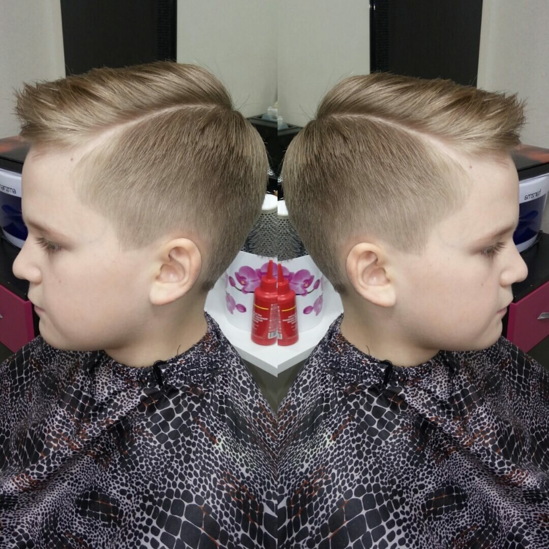 ребёнок, стрижка, стрижки для мальчиков модные с рисунком, haircut, маленькие мальчики