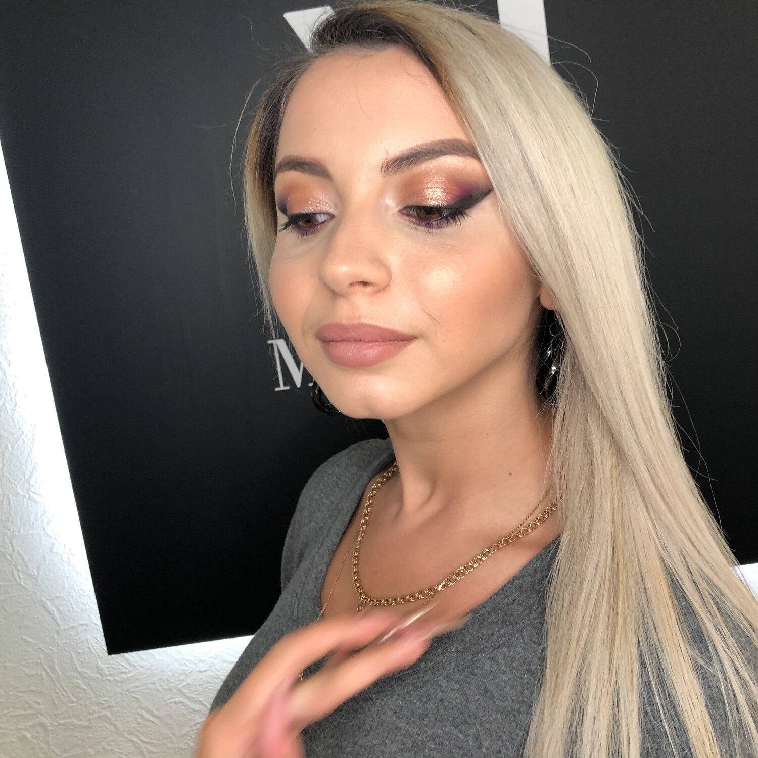девушка, макияж, девочка, макияж rose gold, person
