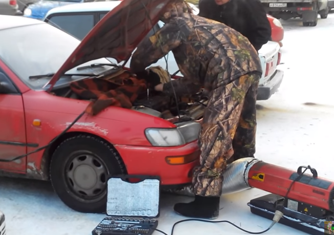 авто, автомобиль, легковой автомобиль, машин, отогрев легковых автомобилей