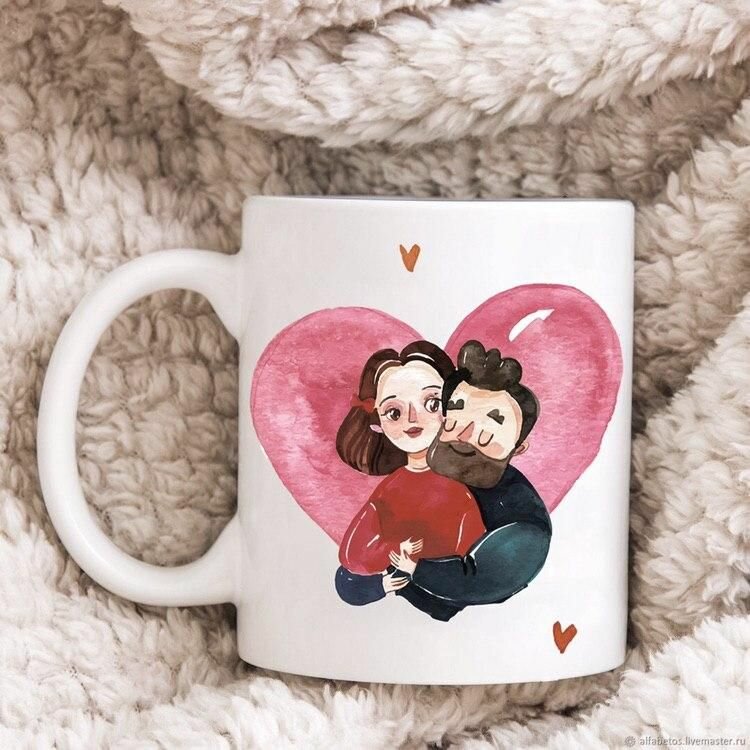 кружка love is, кружка в стиле лове, кружки на 14 февраля, кружка, кружки love is