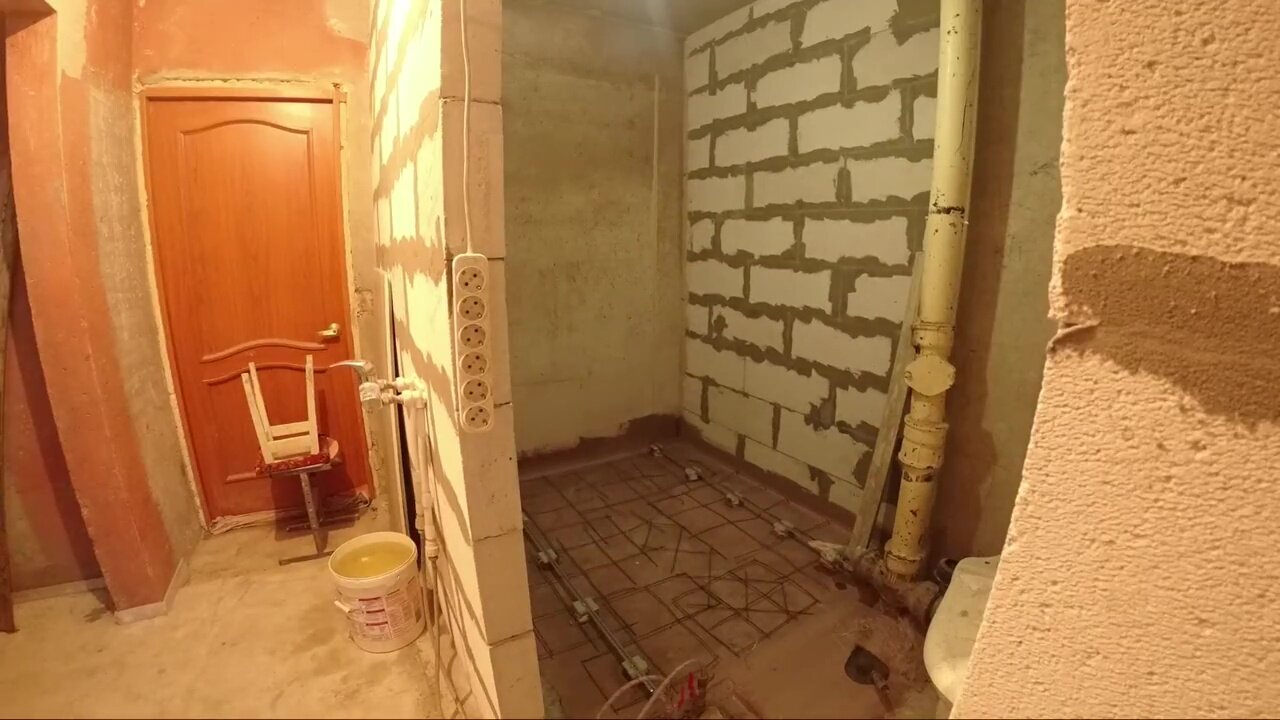 квартира, стен, черновая отделка санузла, стены в хрущевке, ремонт