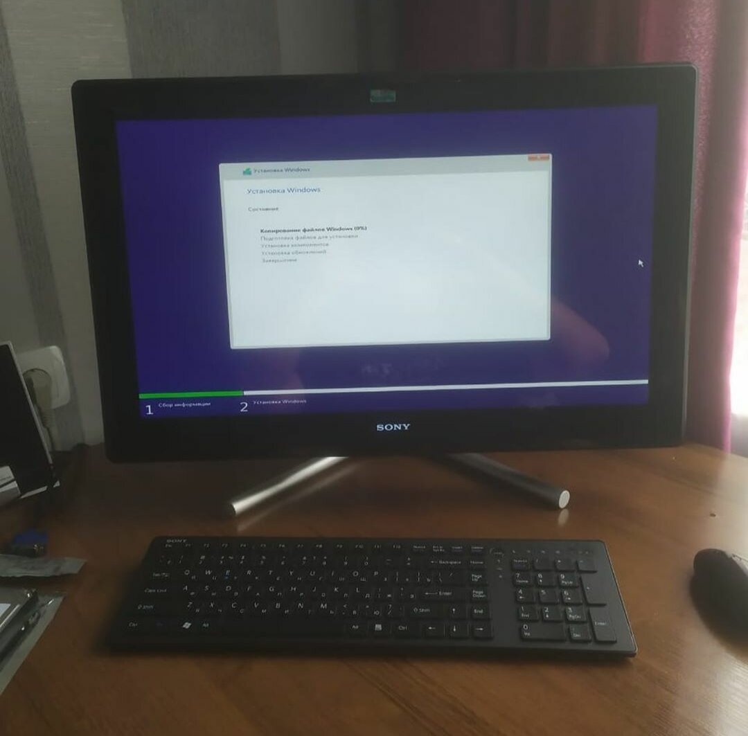 Установка системы Windows