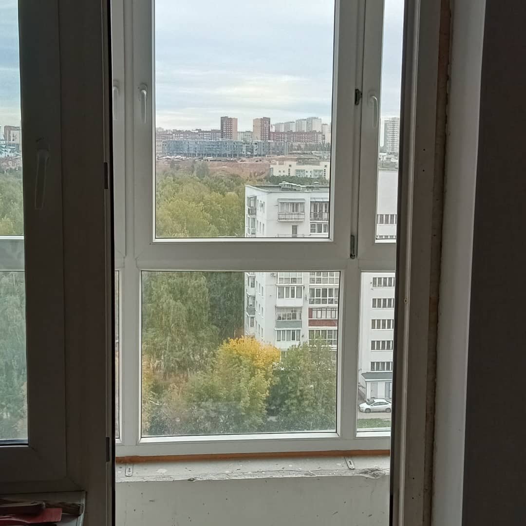 окон, пластиковое окно, окно на город новокузнецк, квартира, вид из окна с пятого этажа