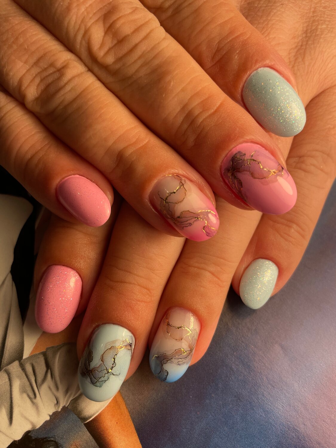 маникюр 💅, ногти, маникюр, дизайн маникюра, розовый маникюр с дизайном