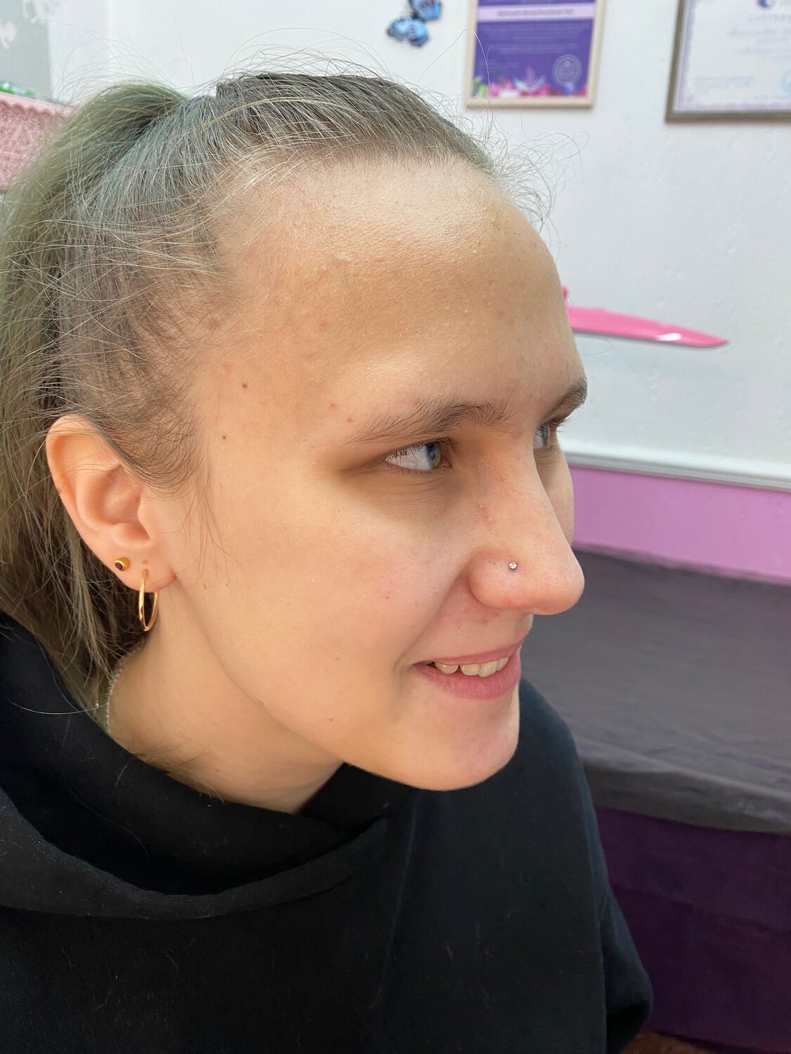 девушка, девушки, человек, окрашивание бровей, брови