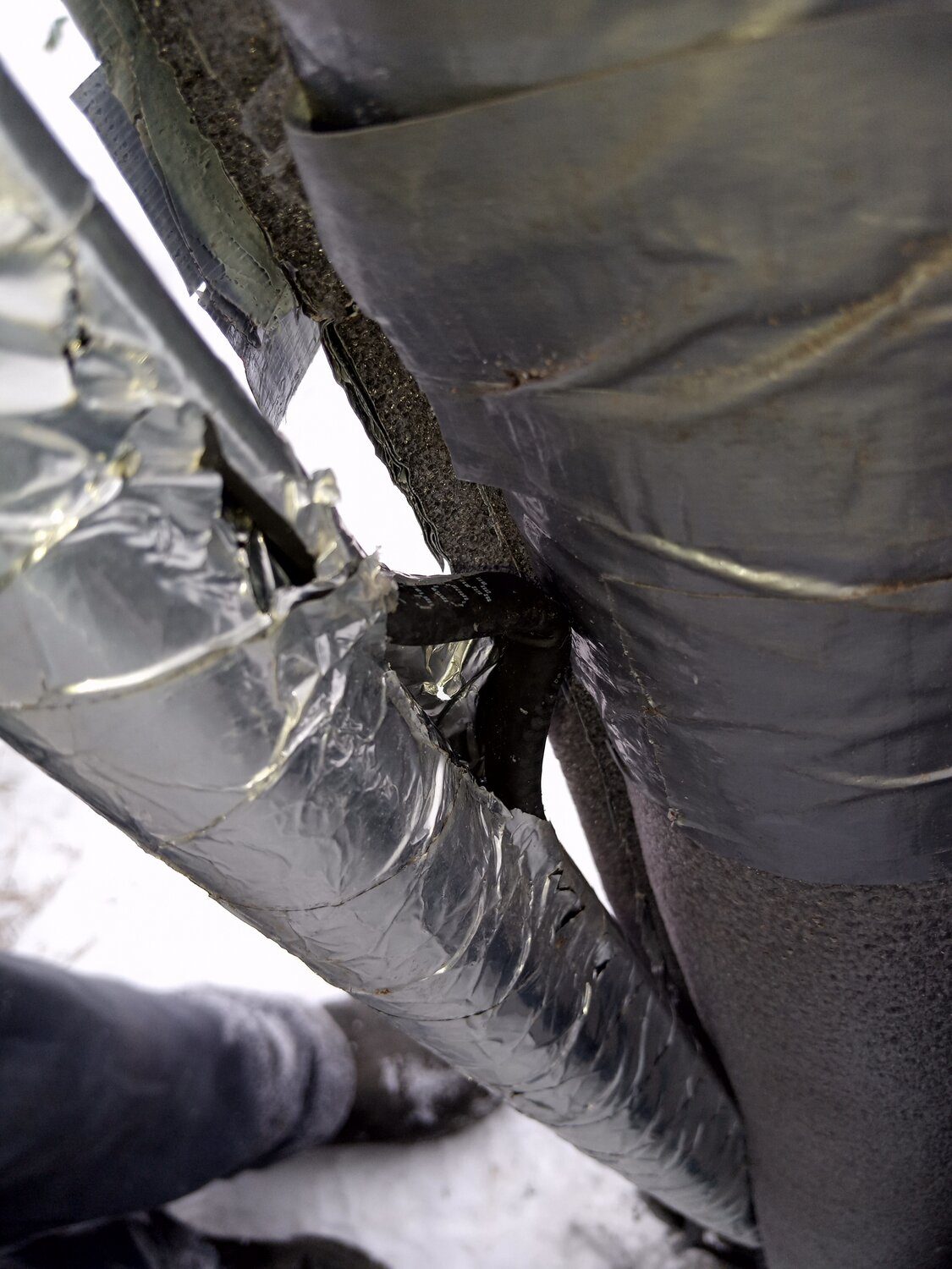 фольгоизол гидроизоляционный, огнезащита воздуховодов, технониколь гидроизоляция, системы вентиляции, шноркель на змз 514