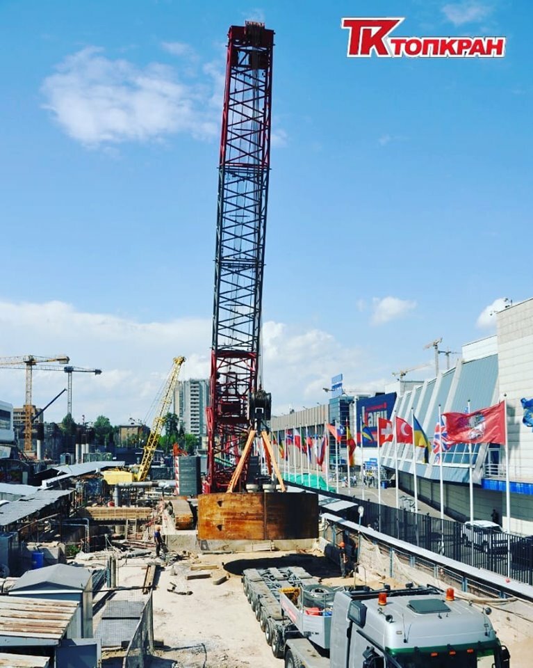 liebherr lr1350 топкран, гусеничный кран, башенный кран, строительство, гусеничный кран hitachi kh 500
