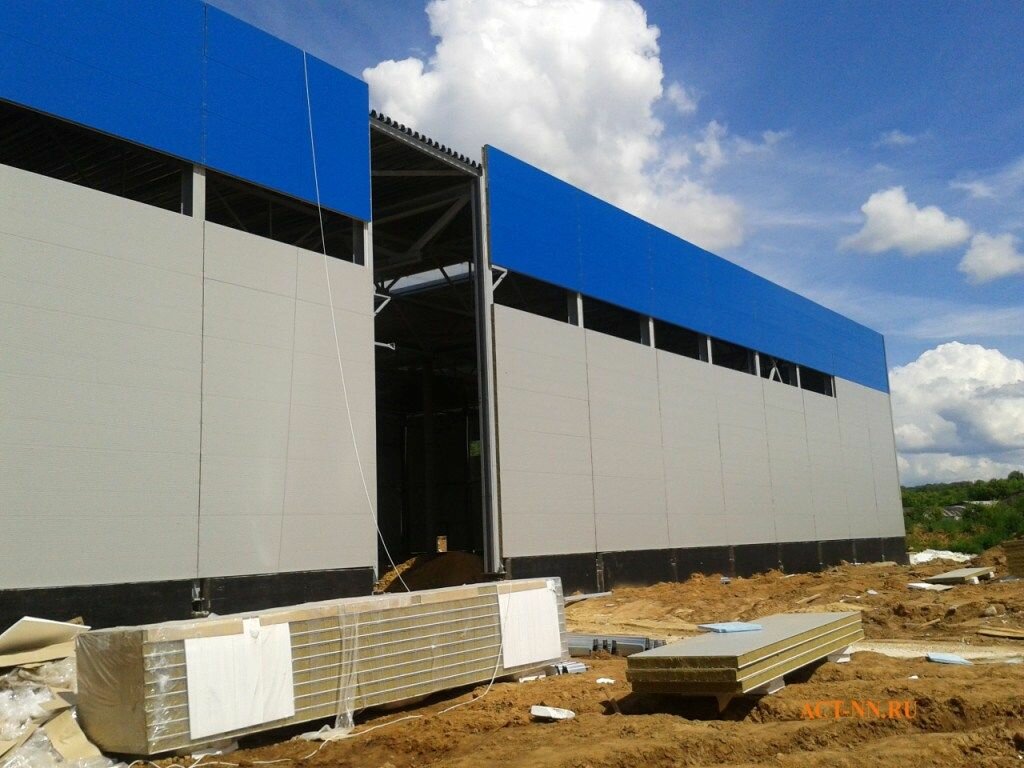 Технология строительства домов из сендвич панелей (sandwich) коттеджный поселок 