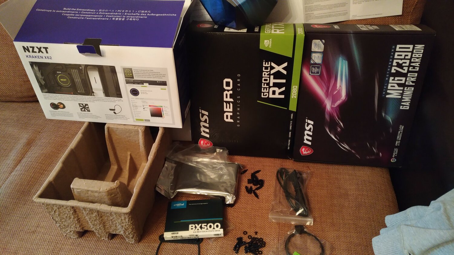 техника, упаковка, коробка, коробка от корпуса nzxt, комплект