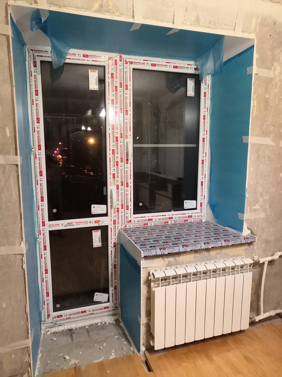 окна, пластиковое окно, коробка окна пвх с дверью, оконный блок расширение, акфа окна 7000