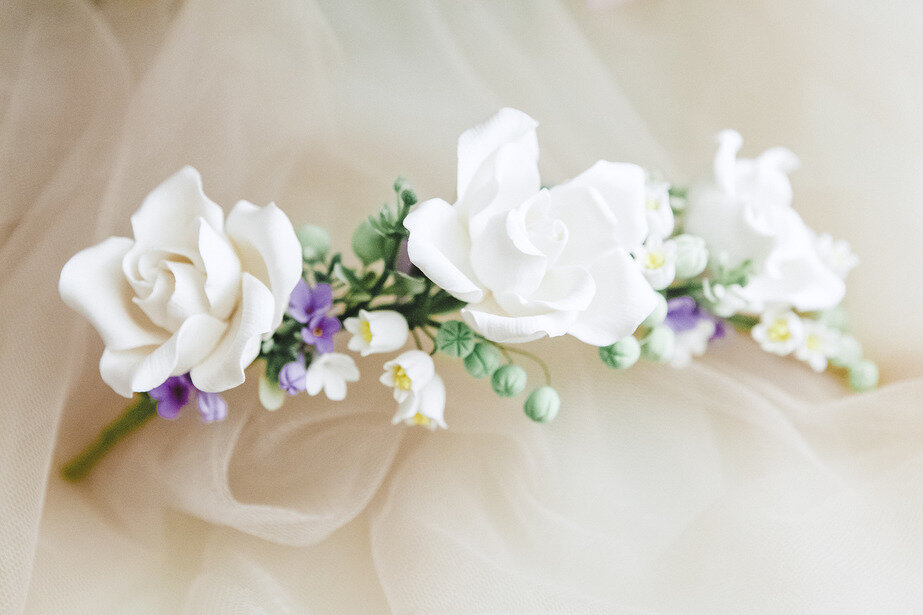 цветки, веточка фрезии из фоамирана, свадебные цветы, букет для невесты, цветочное