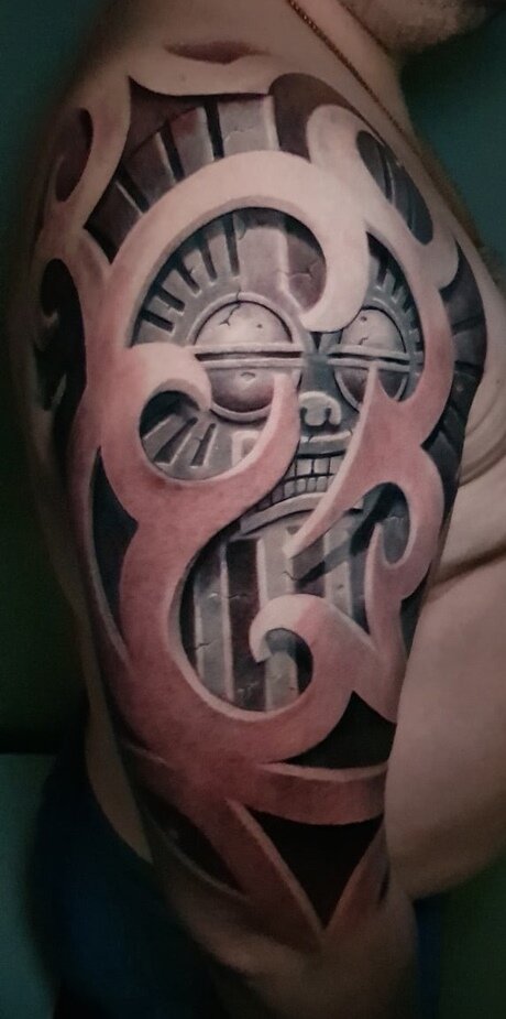 кельтские трайбл тату, татуировка, тату кельтский трайбл на плече, tattoo, тату мужские на плече полинезия трайбл
