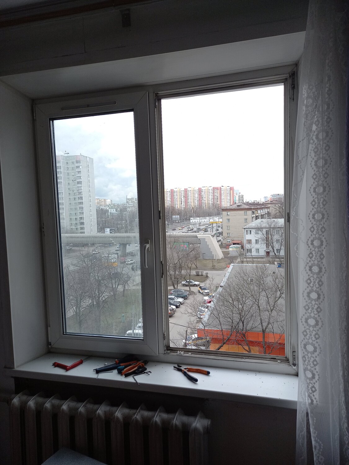 окон, пластиковое окно, воронеж вид с окна, 2-х створчатое окно рехау, монино окна