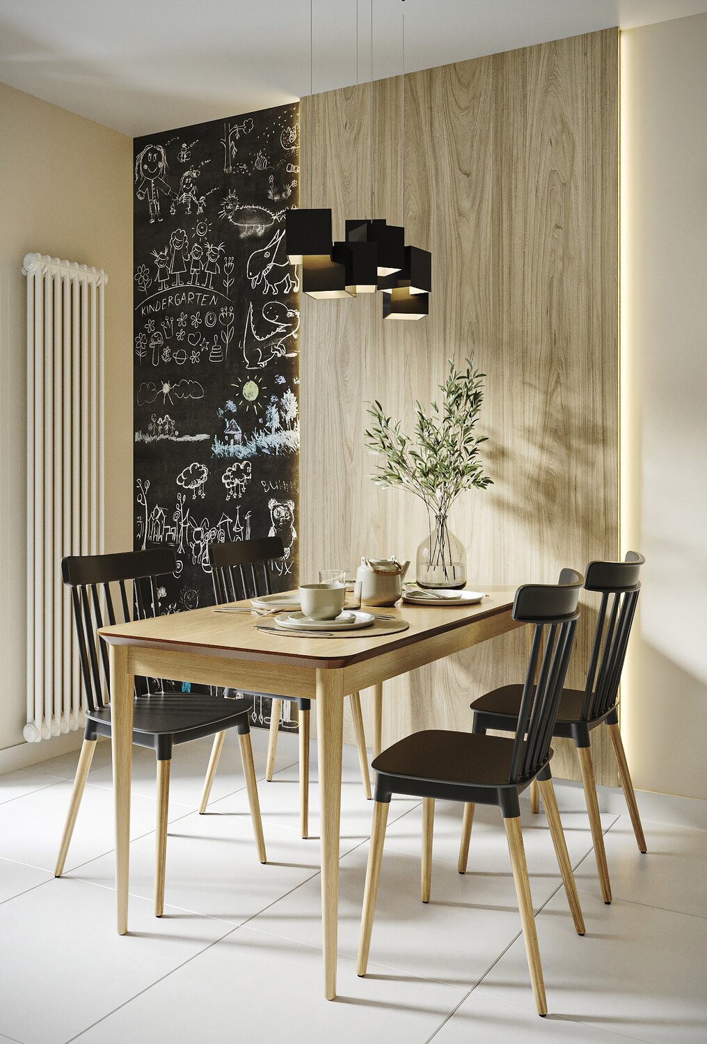 дизайн стен на кухне, интерьер кухни, стены на кухне, интерьер в скандинавском стиле, кухня в эко стиле