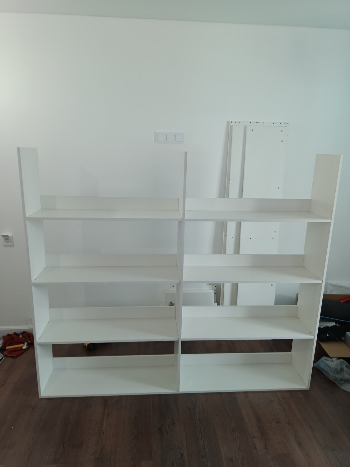 стеллаж, стеллажи с полками, стеллажи полки, стеллаж хофф белый, стеллаж белый