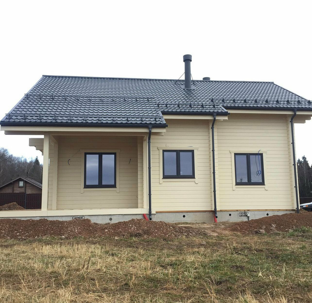 тиккурила винха 2673, дома из бруса, здание, дома из клееного бруса, дом в