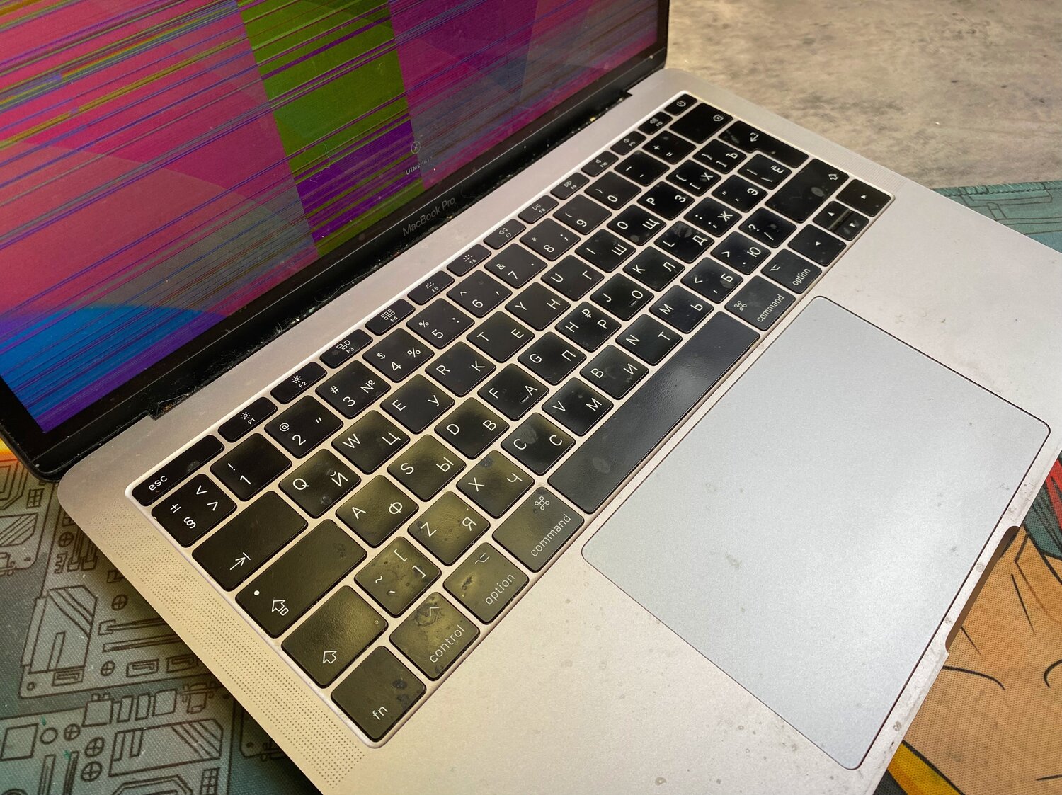 компьютер, macbook pro с дисплеем retina, ноутбук, компьютер макбук, macbook pro 13