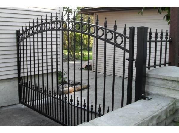 металлические заборы, кованые заборы, металлические ворота, wrought iron gate, ворота кованые