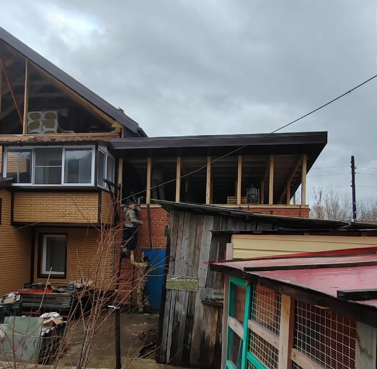 дом, частного дома, котельная пристроенная к дому, фасада дома, дома дом