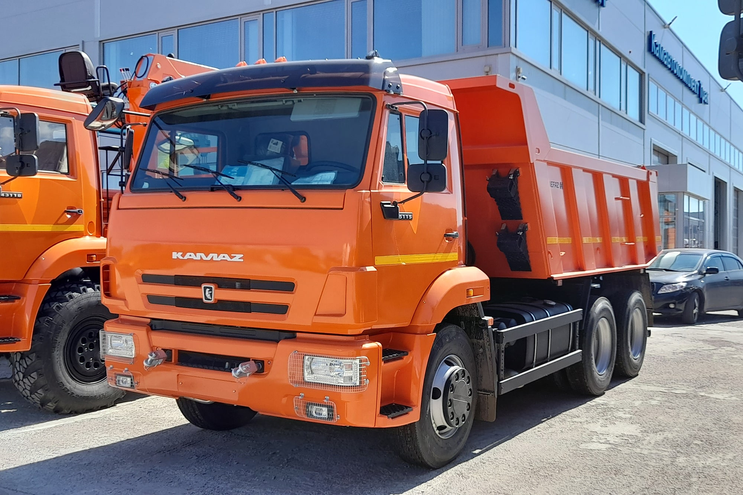 самосвал камаз 65115-606058-48, камаз оранжевый 65115 самосвал, самосвал камаз, самосвал камаз 65115, камаз 65115 самосвал новый
