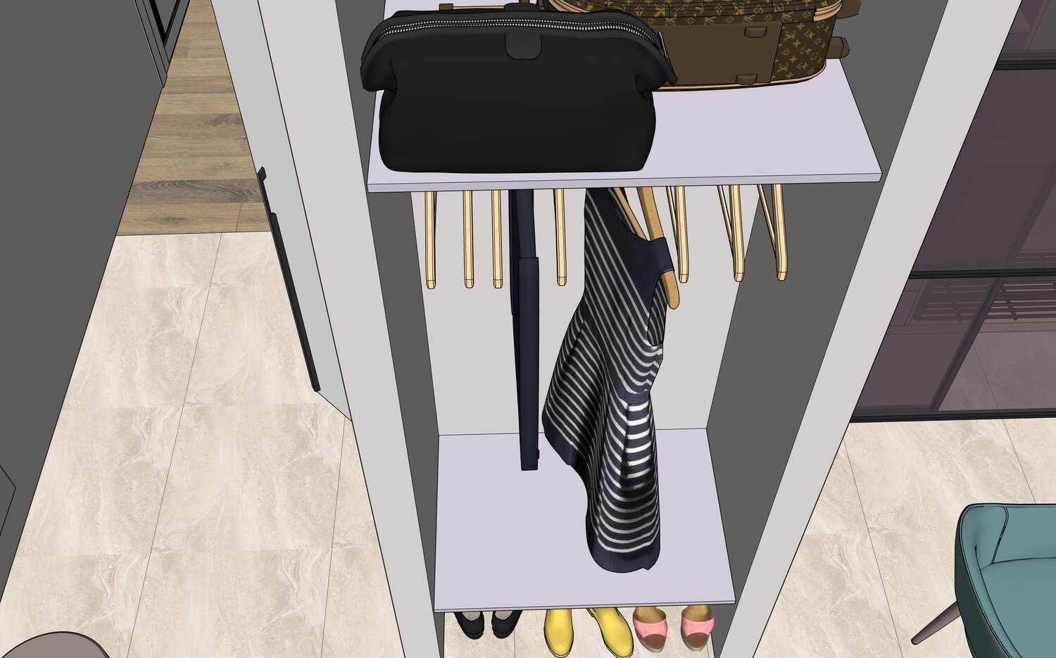 дизайн гардеробной, гардеробная, гардеробная дизайн, интерьер гардеробной, гардеробная в прихожей дизайн