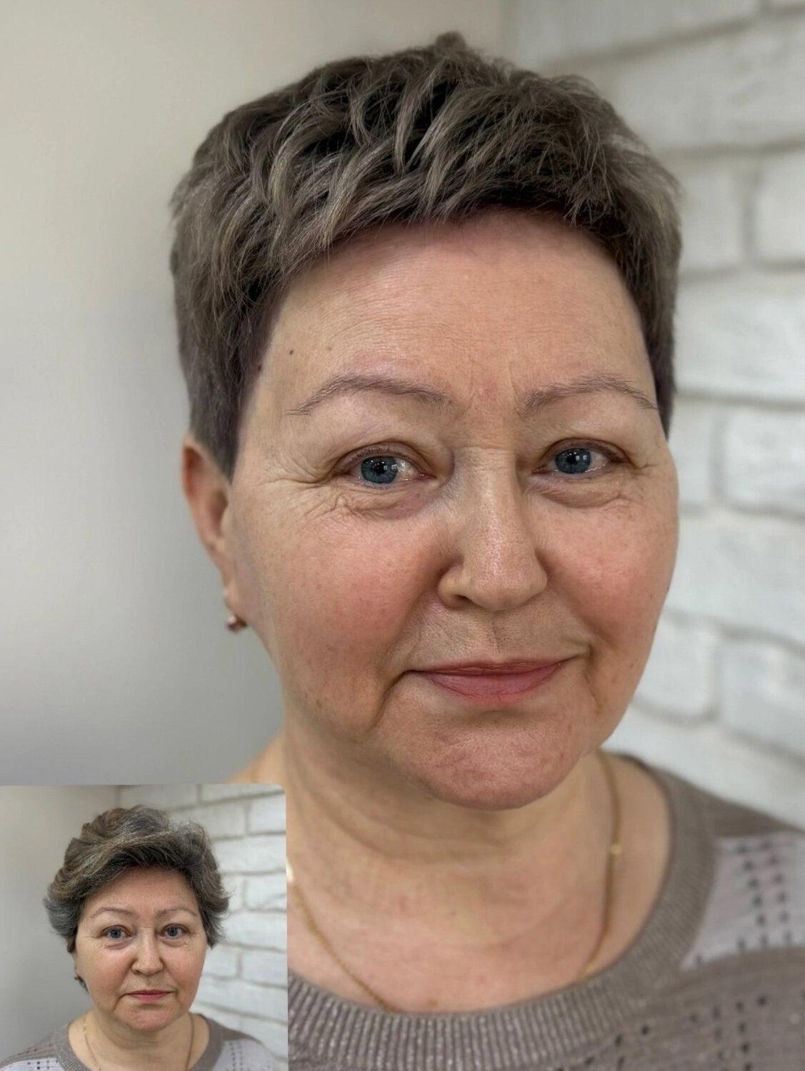 возрастной макияж, возрастной макияж для женщины 50+ пошагово, возрастной макияж для женщины, лифтинг макияж, макияж