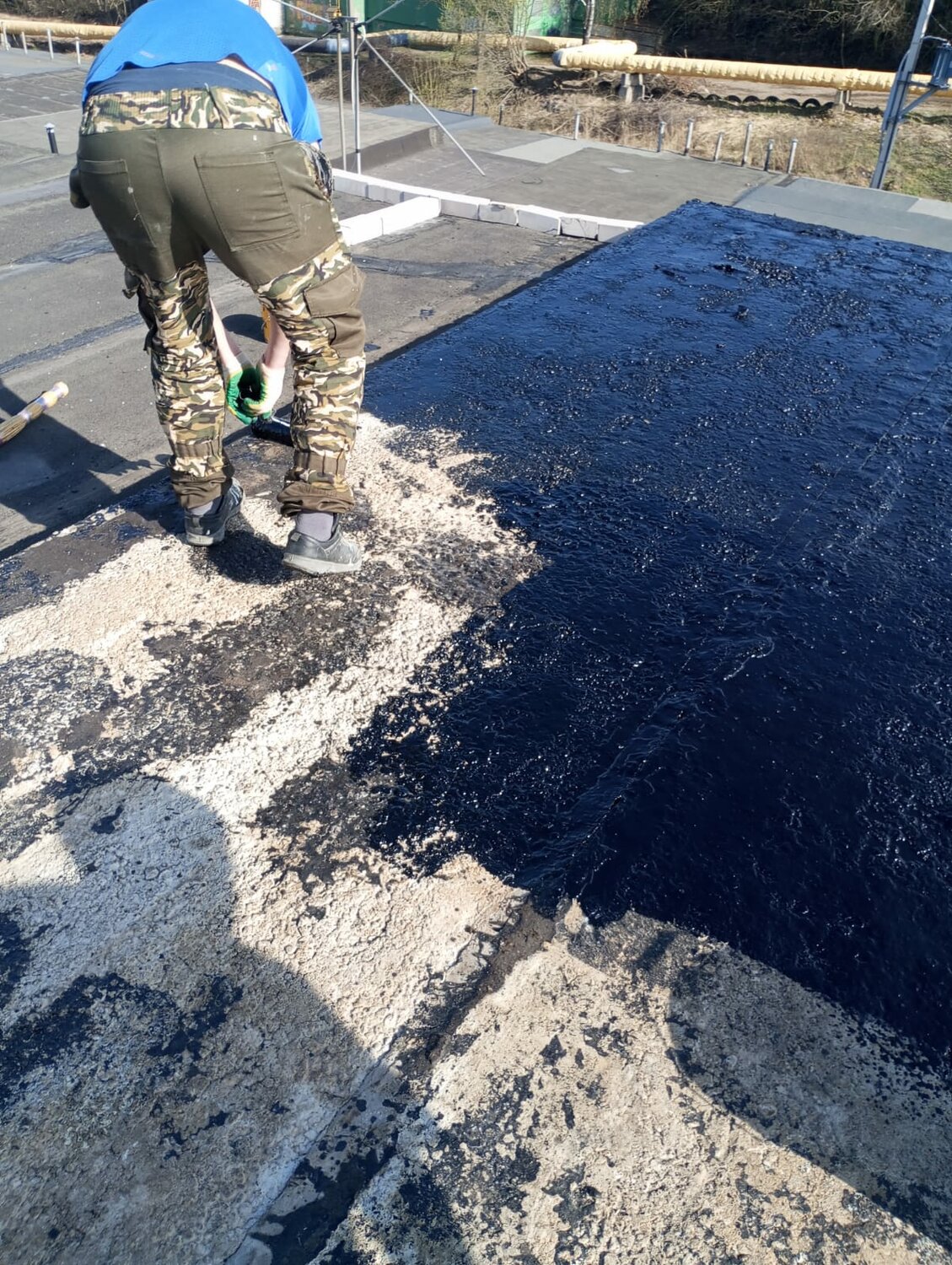 гидроизоляция кровли, наплавляемая кровля, ремонт мягкой кровли, кровля из рубероида, гидроизоляция кровли жидкой резиной