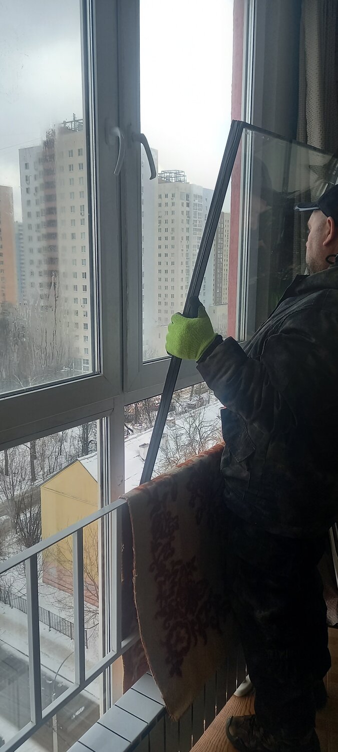 окно, замена стеклопакета, замена стеклопакета в пластиковом окне, замена окон, демонтаж окон