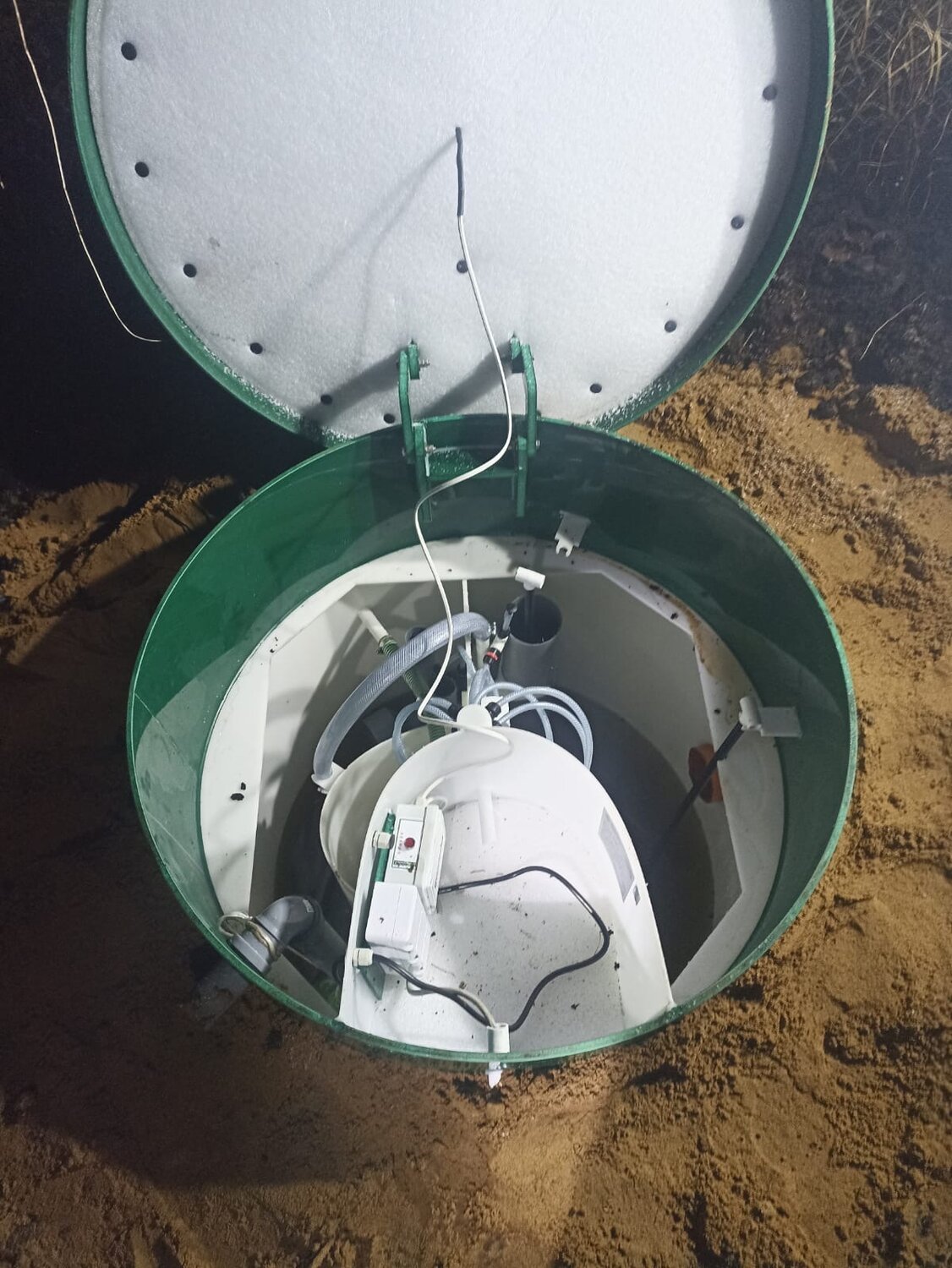 установка септика, монтаж септика, септик итал антей 3, септик, септик био