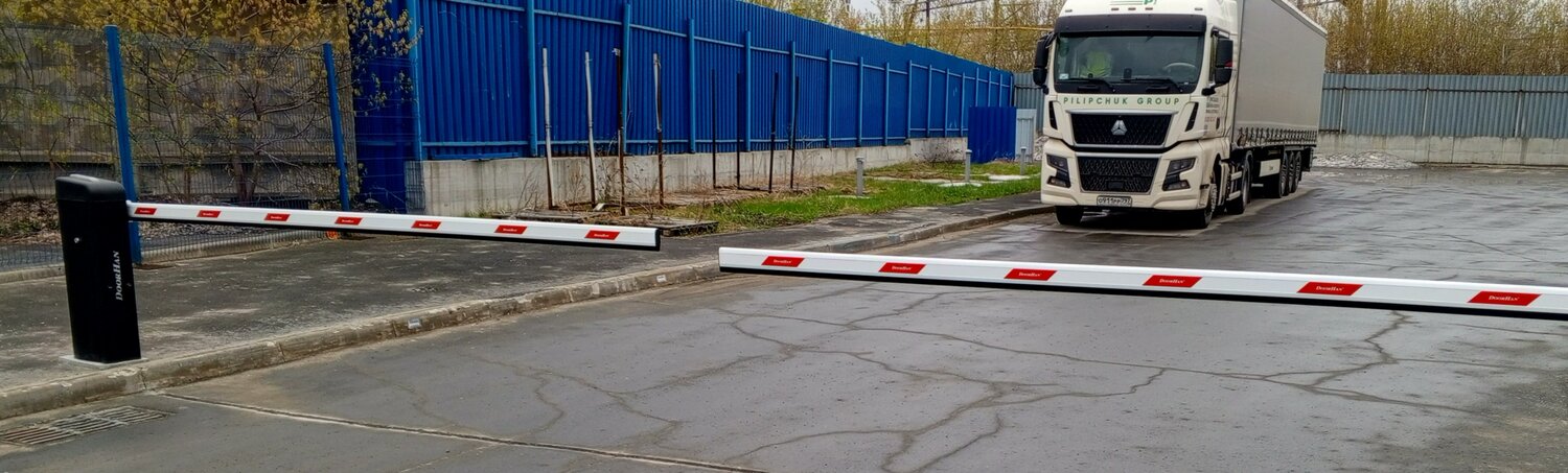 грузовик, грузовой транспорт, грузовой автомобиль, грузовая машина, шлагбаум автоматический