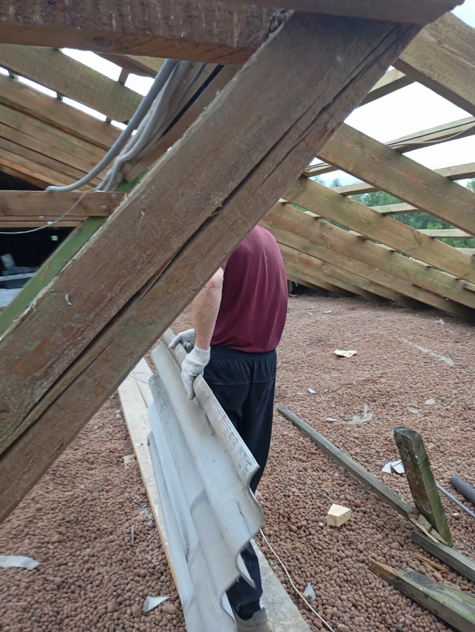 стропила для крыши, удлинение стропил, перекрытие крыши, монтаж кровли, замена кровли