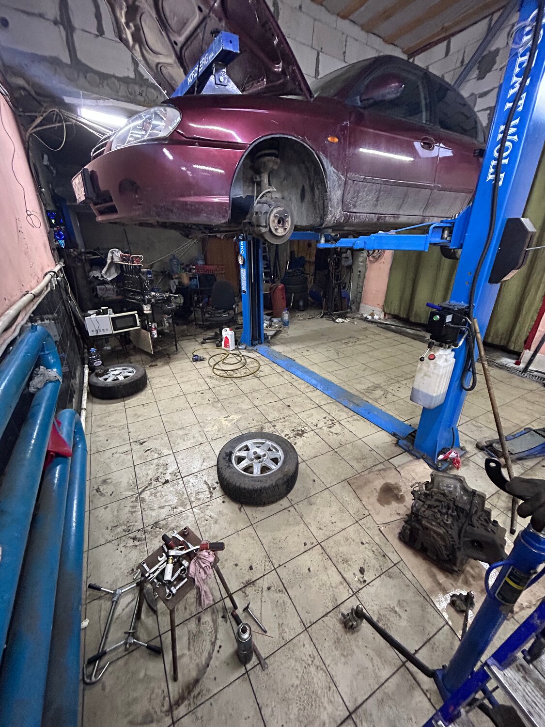автосервис, автотехцентр, авто, на hyundai accent, двигатель киа спектра
