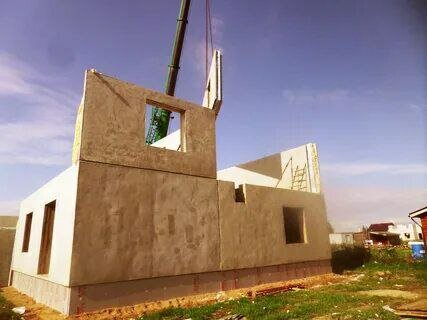 дом из железобетонных панелей, дома из бетонных панелей, дом из жб панелей, дома из жби панелей, частный дом из железобетонных панелей