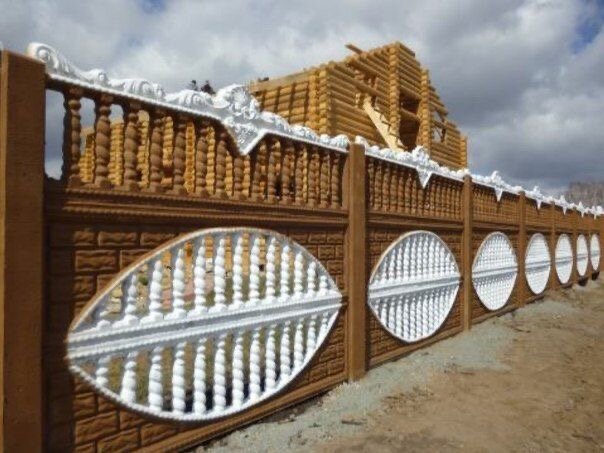 бетонный забор юзуфово, еврозабор виноградная лоза, забор из бетонных секций, бетонные заборы, забор из бетона