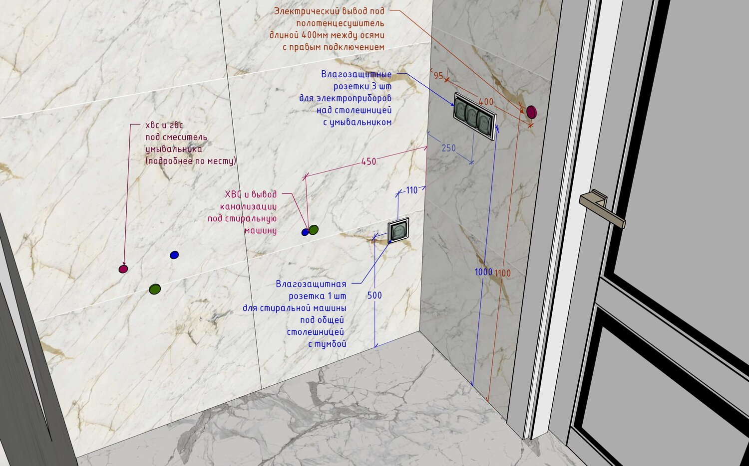 расположение розеток, план розеток, перенос розеток и выключателей, план размещения розеток, расположение розеток в квартире