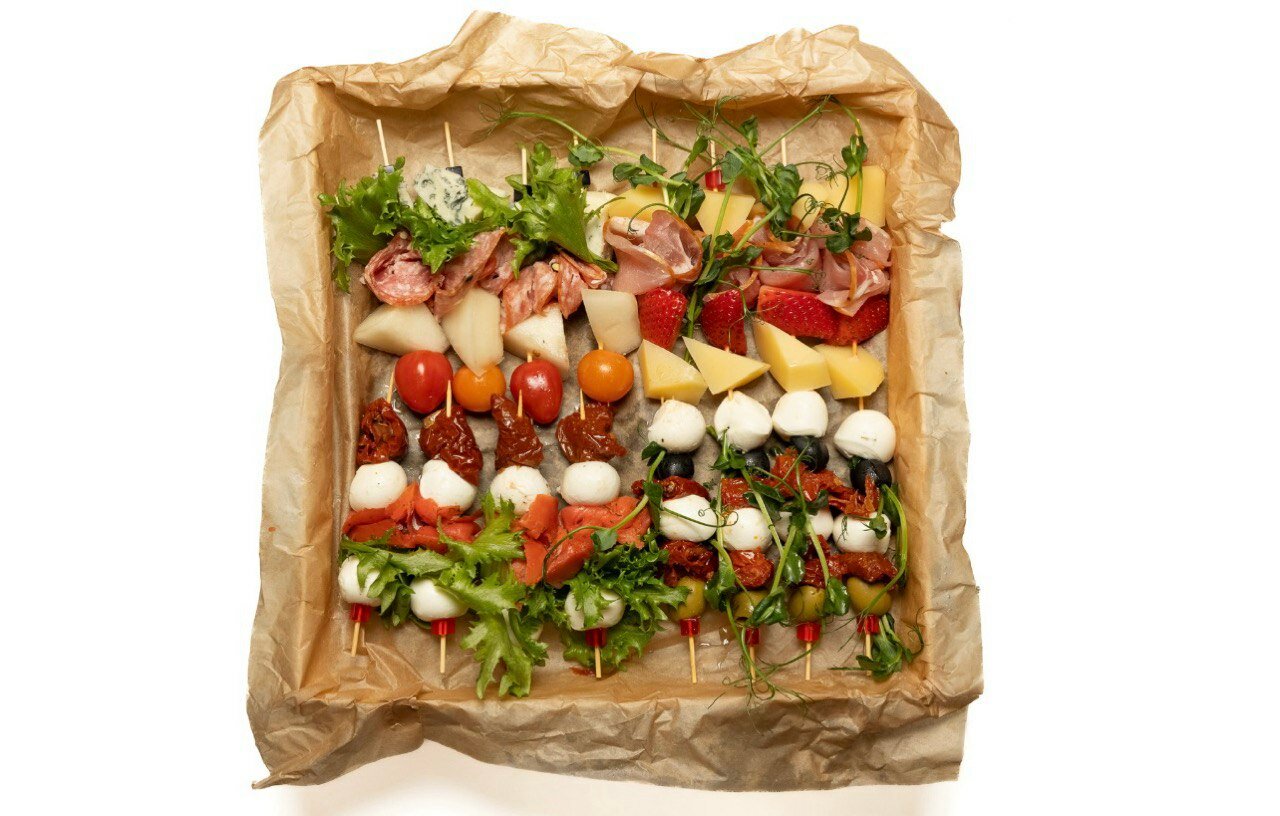 закуска, канапе ассорти, фуршетная закуска, канапе закуска, закуски для кейтеринга