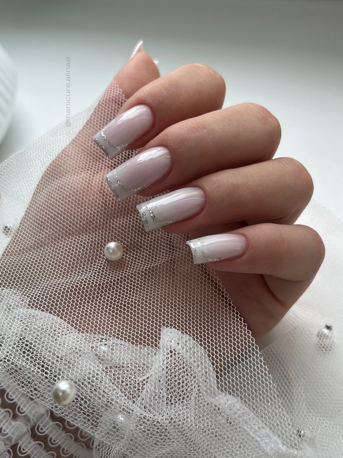 ногти, маникюр свадебный, свадебный маникюр френч, френч ногтей, ногти маникюр дизайн