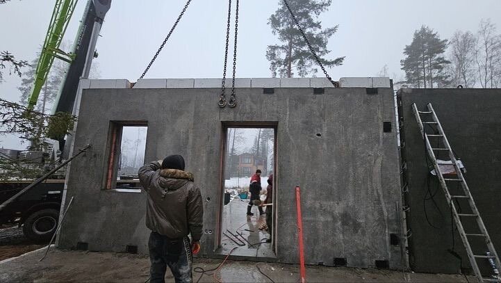 дом из жб панелей, дом из жби панелей, дома из бетонных панелей, дома из железобетонных панелей, частный дом из железобетонных панелей