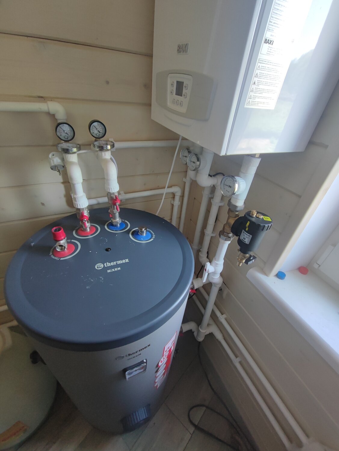 бойлер косвенного нагрева, обвязка бойлера косвенного нагрева, отопление и водоснабжение, системы отопления, обвязка котла