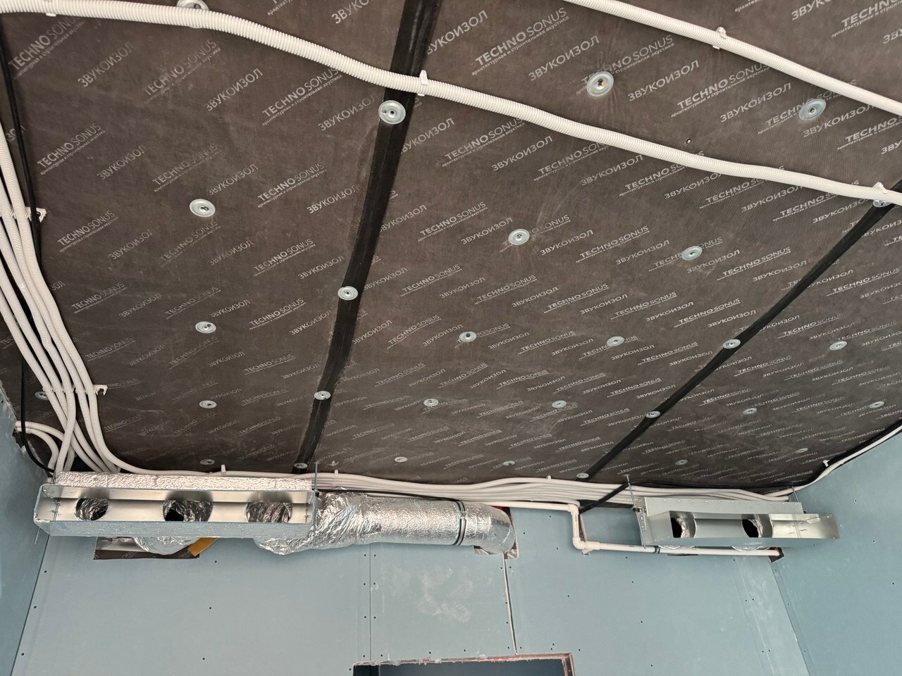 шумоизоляция потолка в квартире под натяжной потолок, шумоизоляция для потолка, термозвукоизол под натяжной потолок, звукоизоляционный подвесные потолки, звукоизоляция потолка